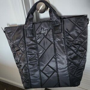 lug Black Quilted Tote Bag